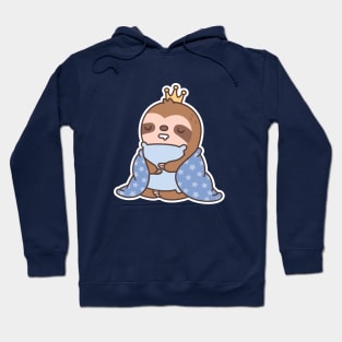 Cute Sleepy Sloth, King Of Naps Funny Hoodie